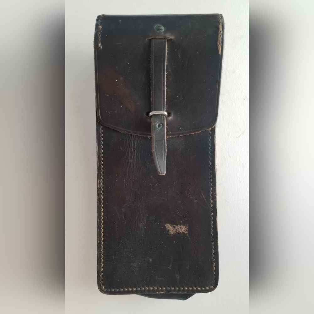 Antique Leather Pouch or Sheath